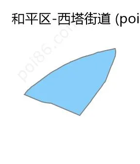 西塔街道边界地图