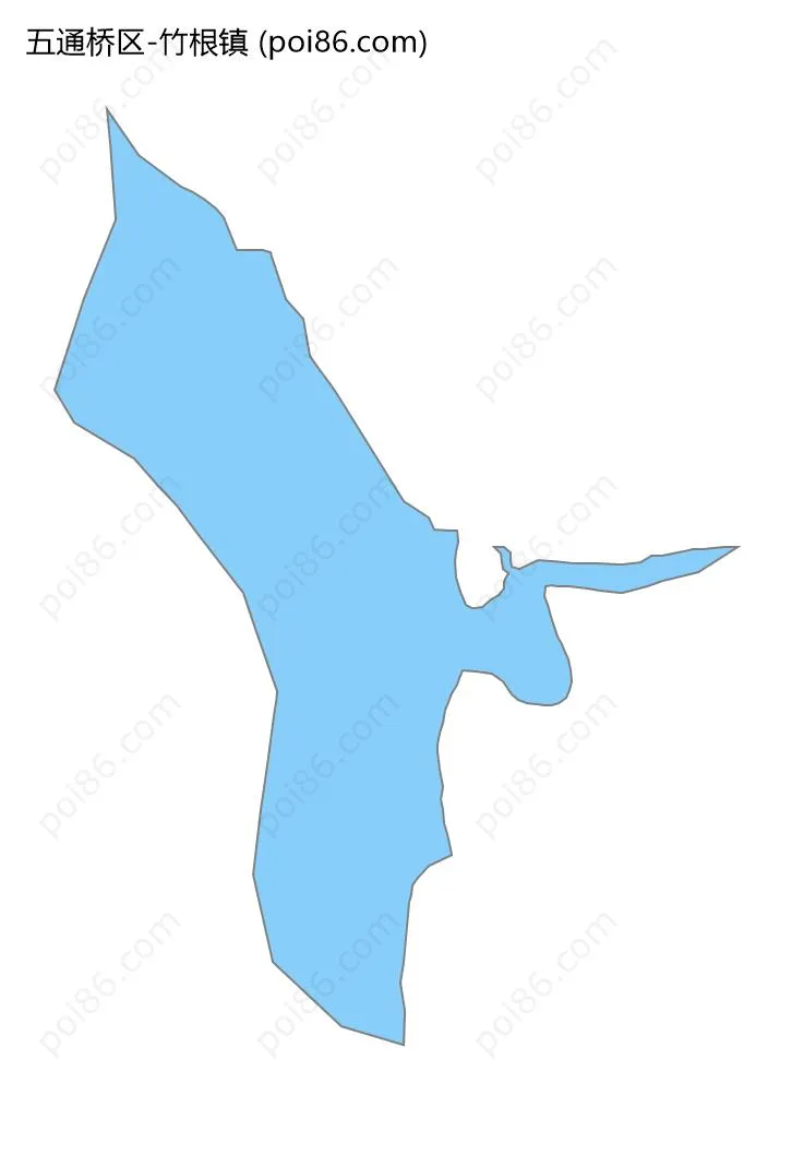 竹根镇边界地图