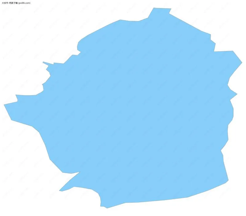 两家子镇边界地图