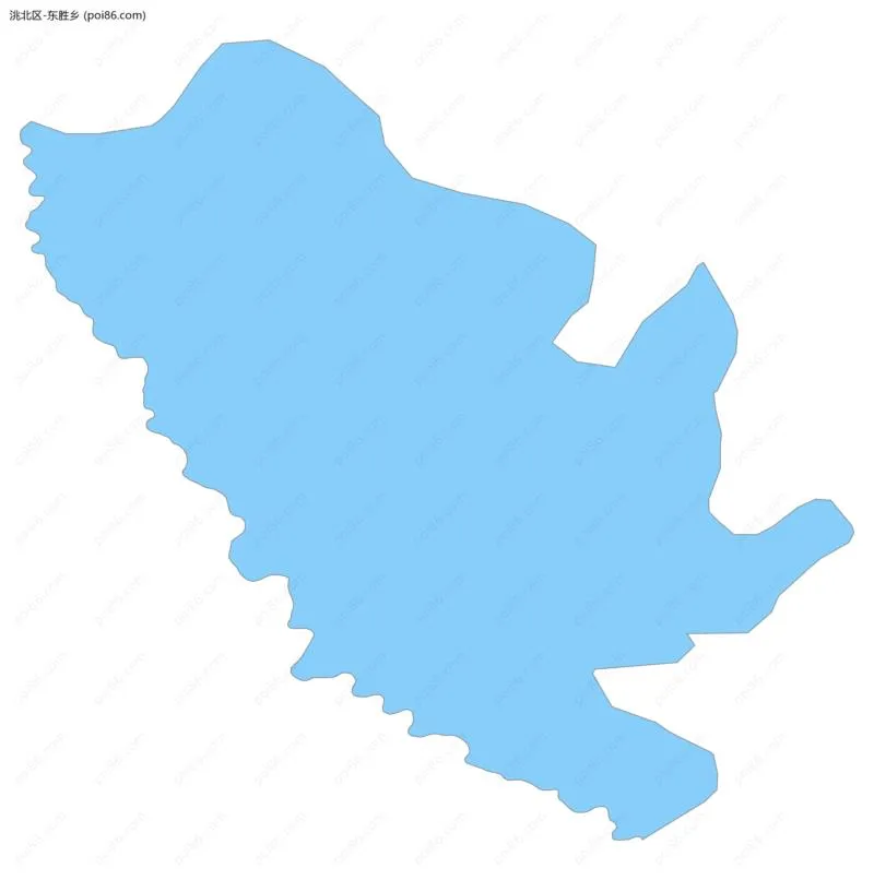 东胜乡边界地图