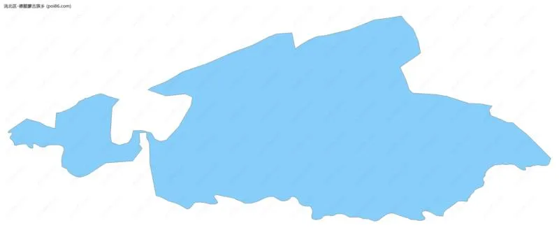 德顺蒙古族乡边界地图