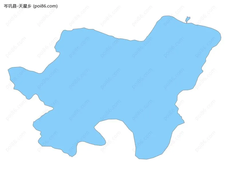 天星乡边界地图