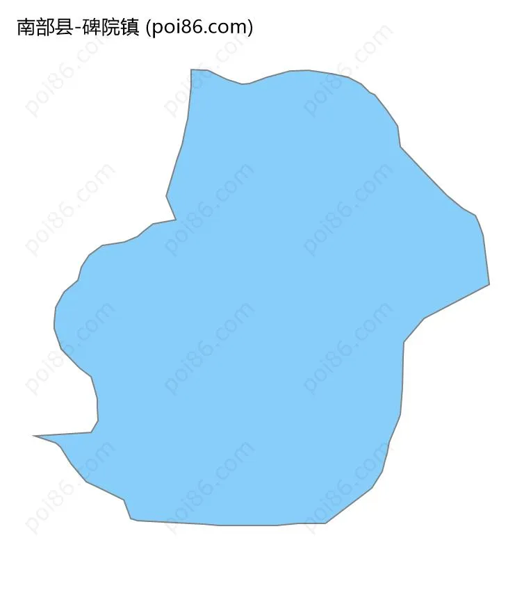 碑院镇边界地图