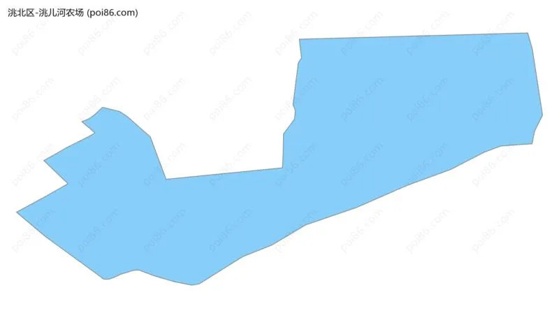 洮儿河农场边界地图