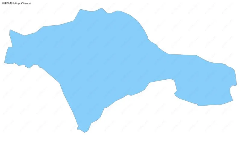 野马乡边界地图