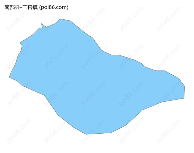 三官镇边界地图