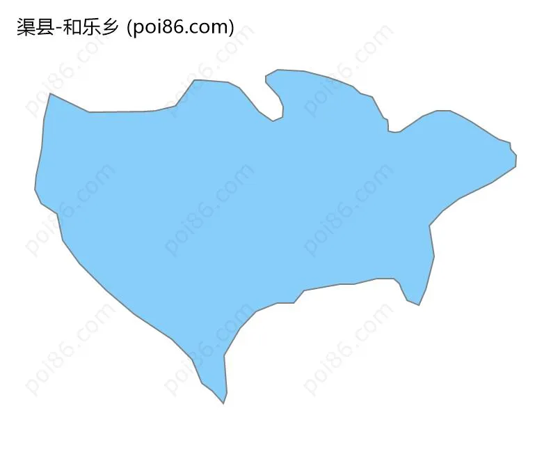 和乐乡边界地图