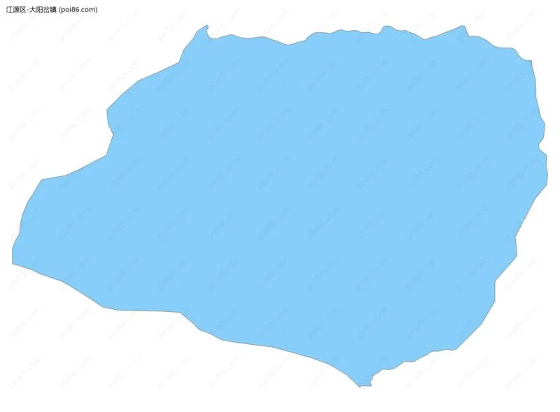 大阳岔镇边界地图