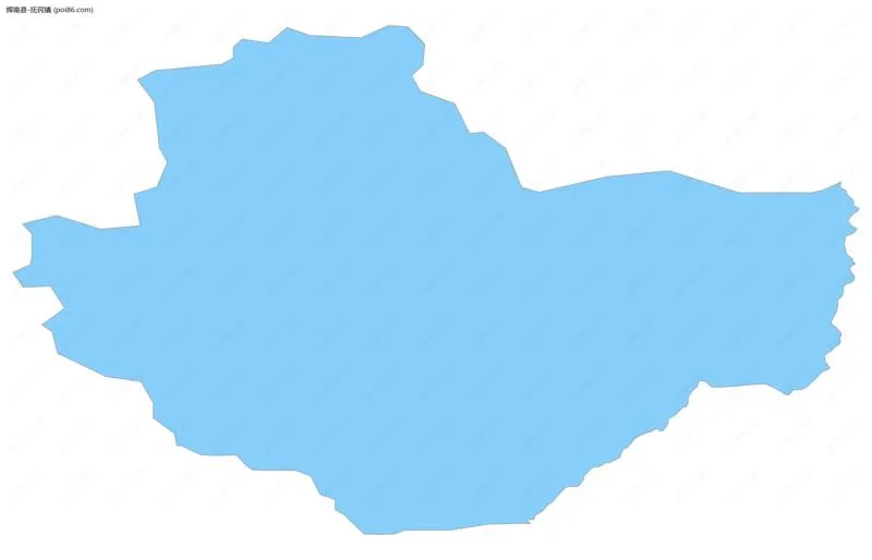 抚民镇边界地图