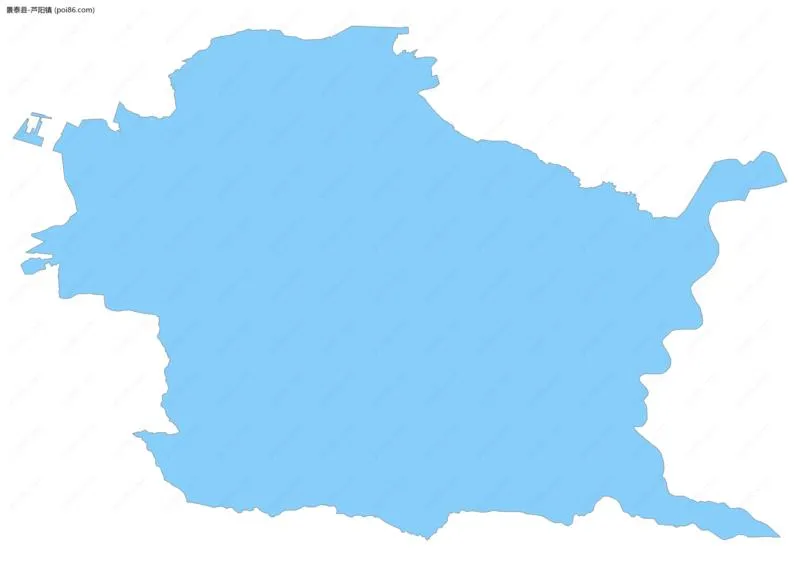 芦阳镇边界地图