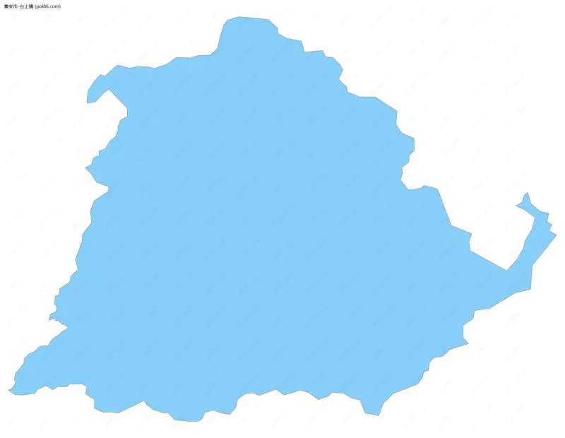 台上镇边界地图