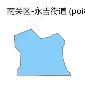 永吉街道边界地图