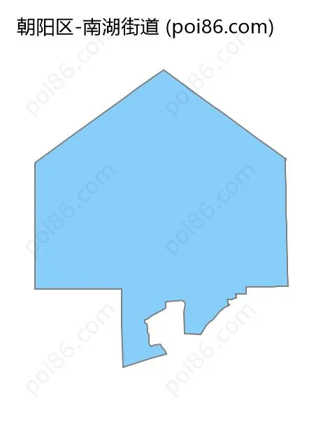 南湖街道边界地图