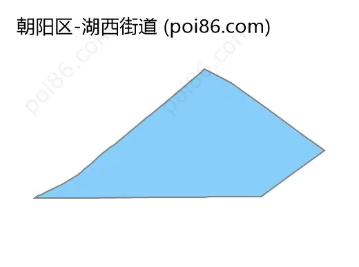 湖西街道边界地图