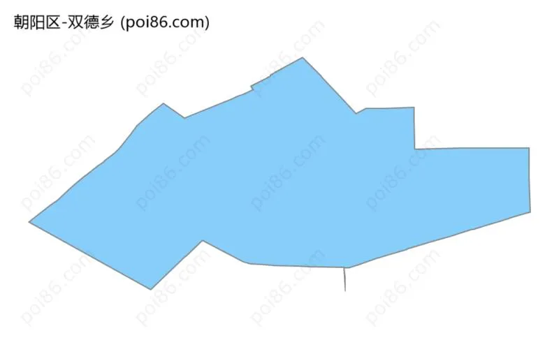 双德乡边界地图