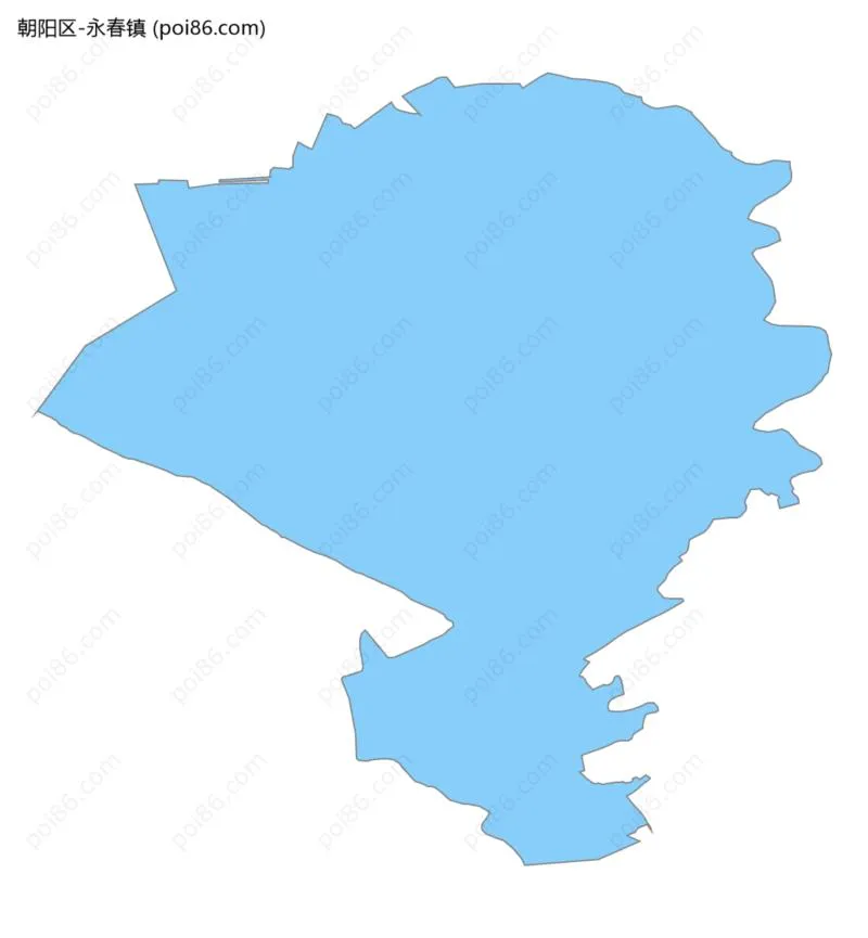 永春镇边界地图