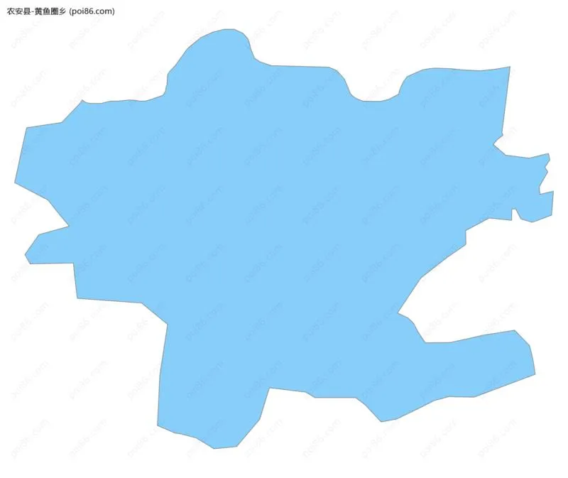 黄鱼圈乡边界地图