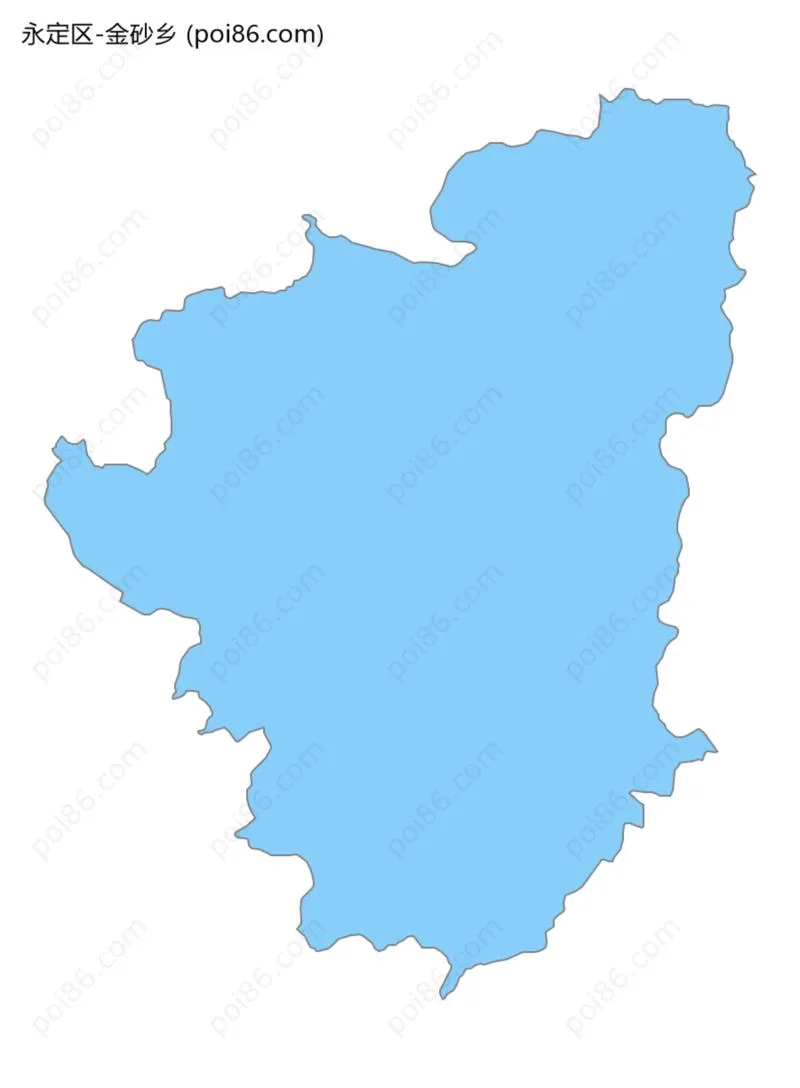 金砂乡边界地图