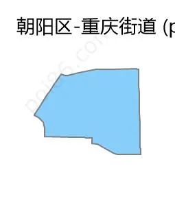 重庆街道边界地图