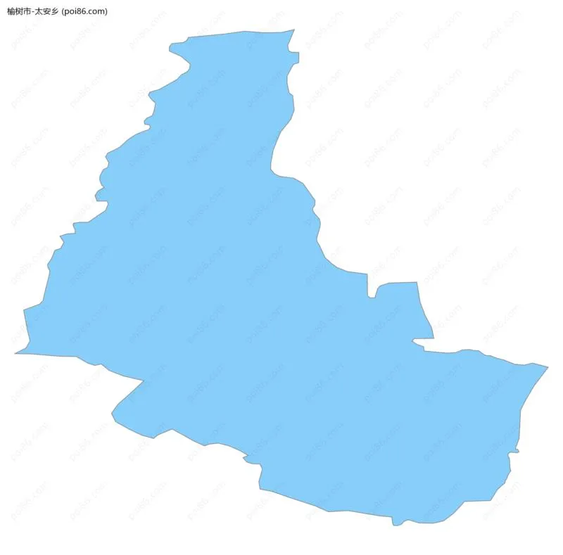 太安乡边界地图