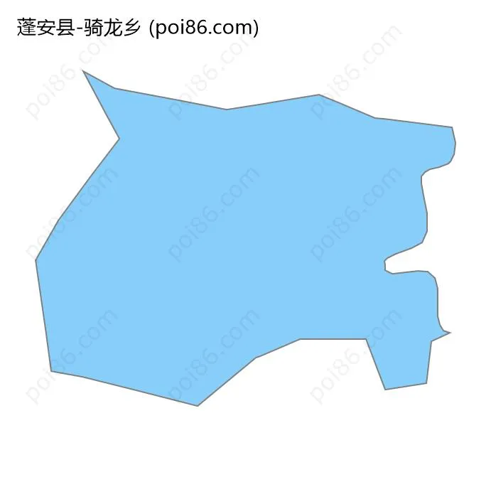 骑龙乡边界地图