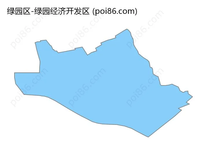 绿园经济开发区边界地图