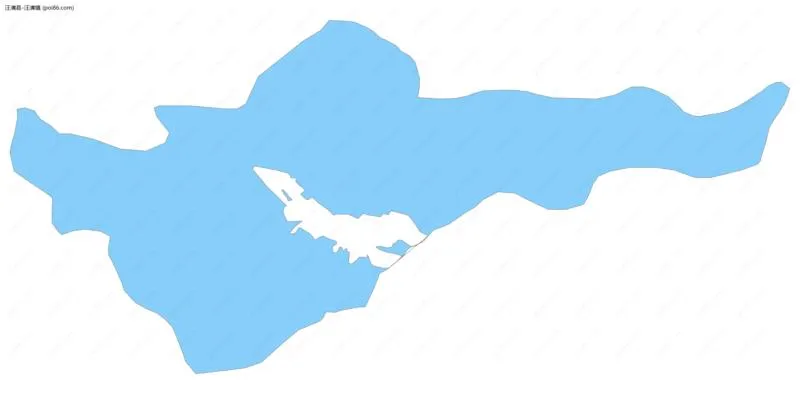 汪清镇边界地图