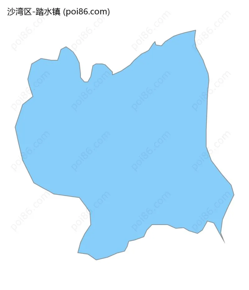 踏水镇边界地图