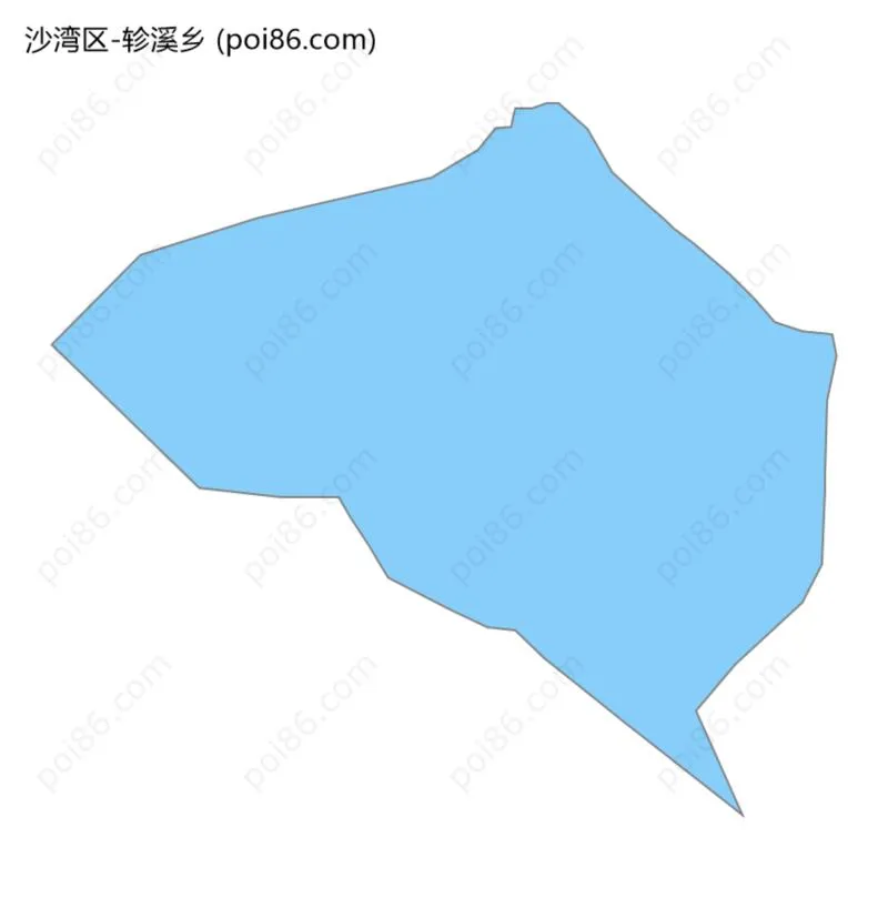 轸溪乡边界地图