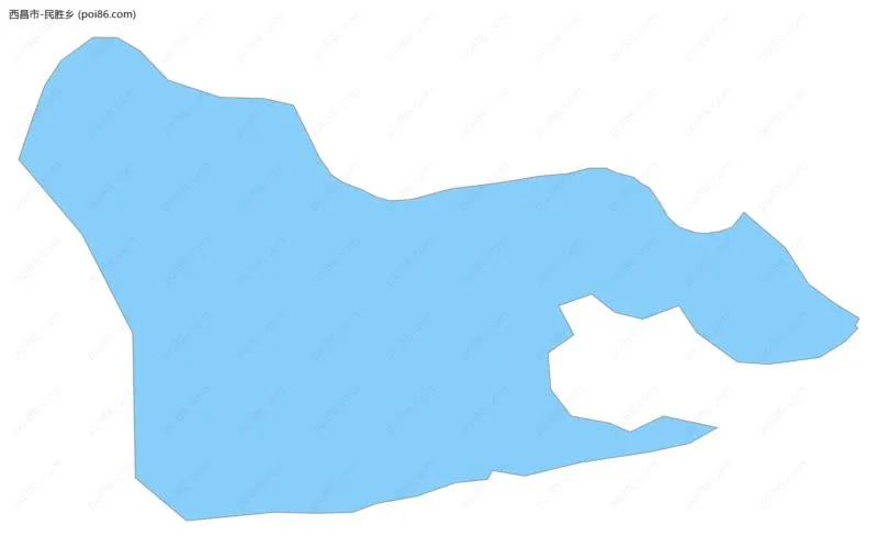 民胜乡边界地图