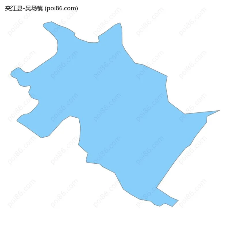 吴场镇边界地图