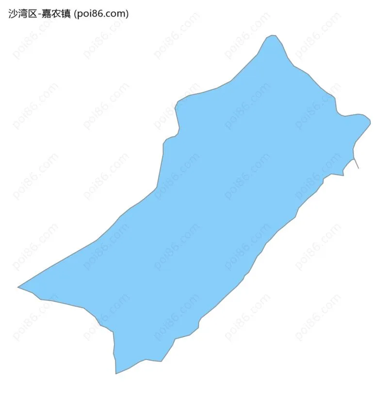 嘉农镇边界地图