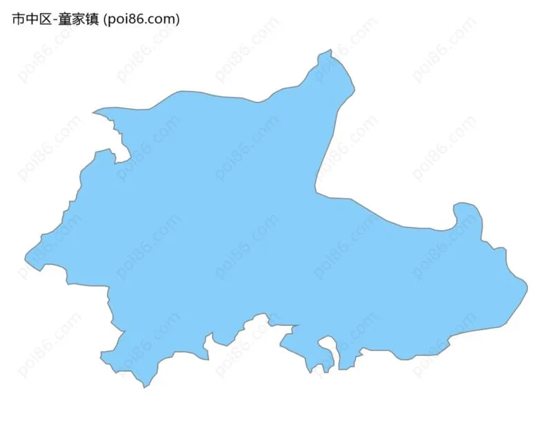 童家镇边界地图