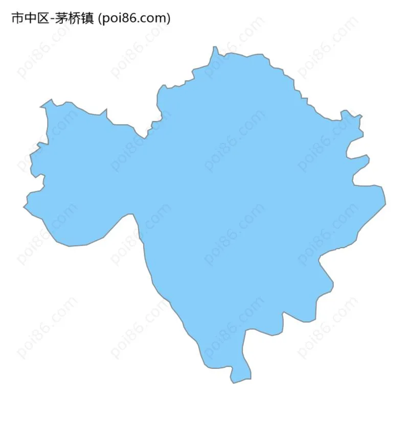 茅桥镇边界地图