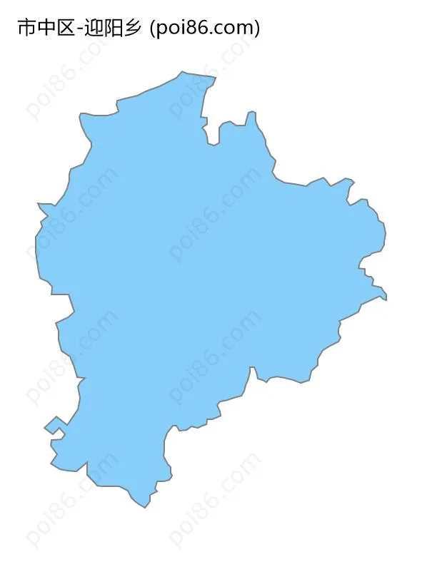 迎阳乡边界地图