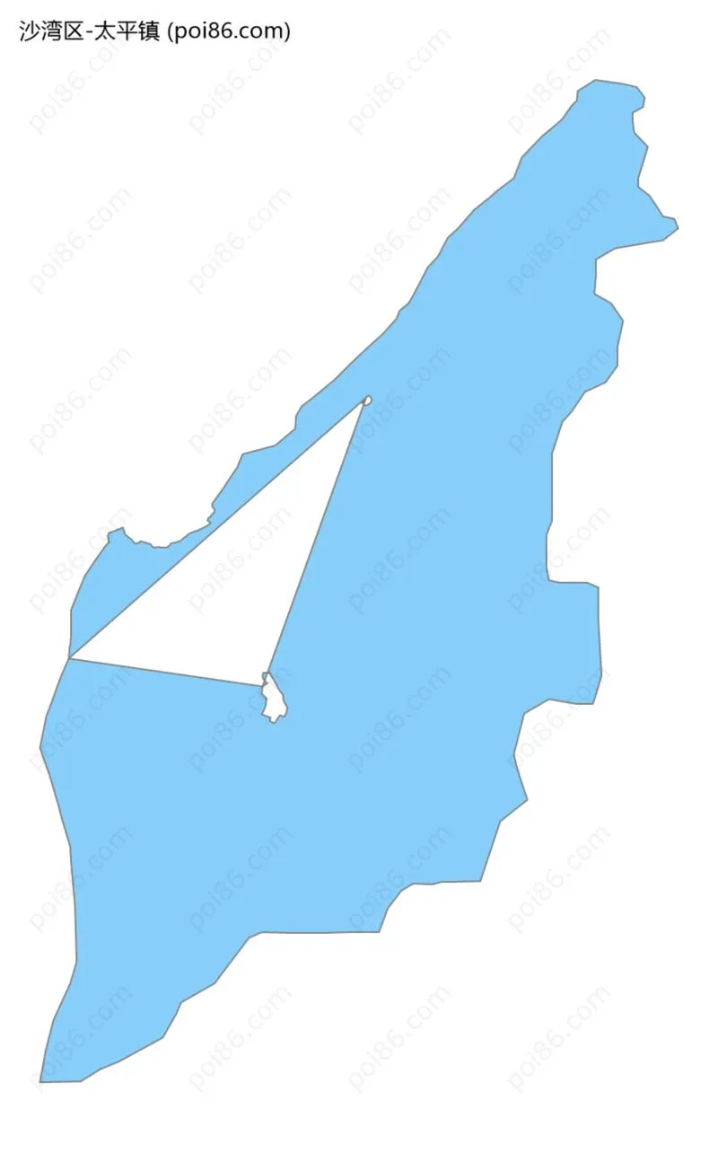 太平镇边界地图