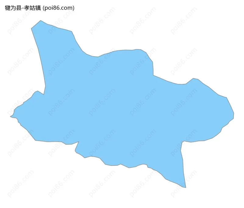 孝姑镇边界地图