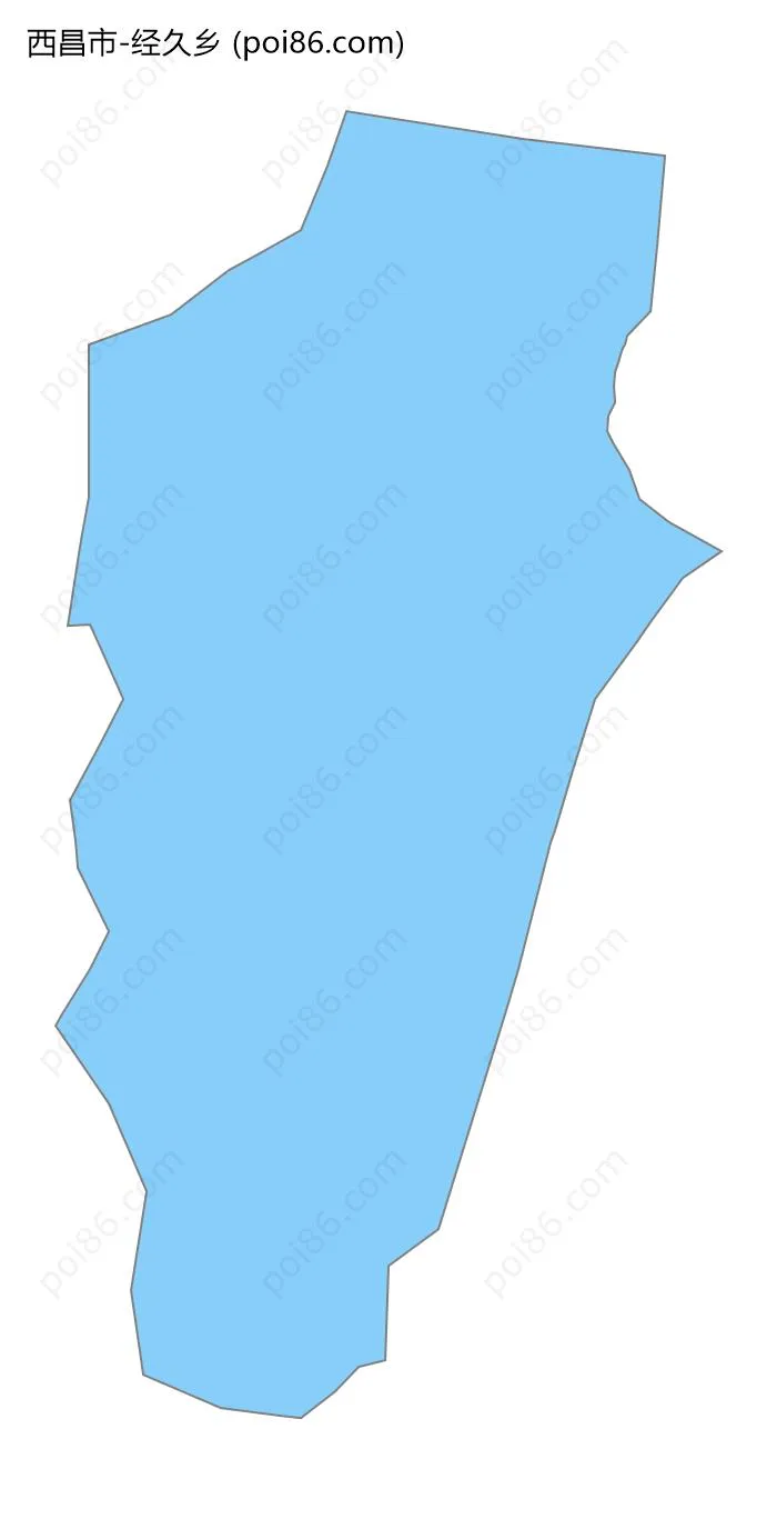 经久乡边界地图