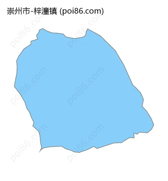 梓潼镇边界地图