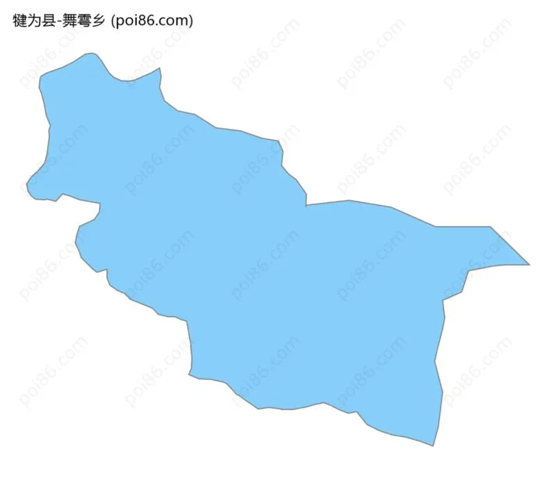舞雩乡边界地图