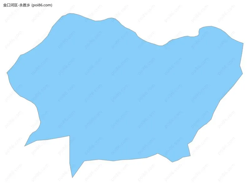 永胜乡边界地图