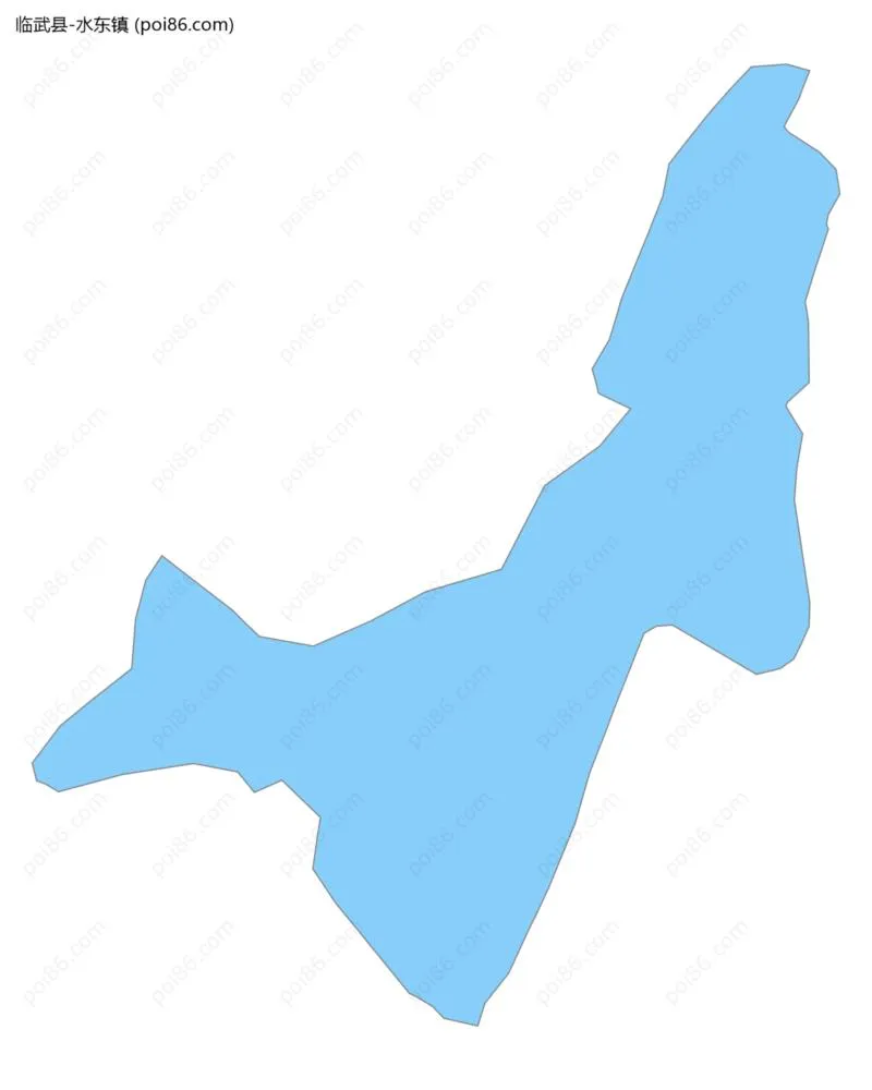 水东镇边界地图