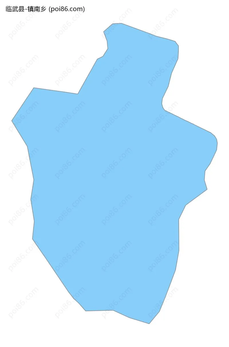 镇南乡边界地图