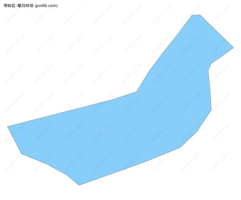 寒月林场边界地图