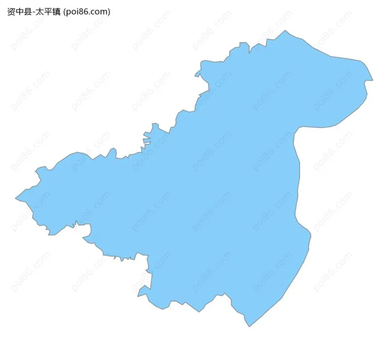 太平镇边界地图