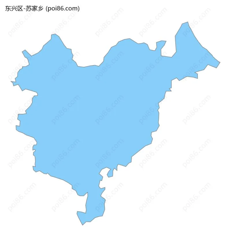 苏家乡边界地图