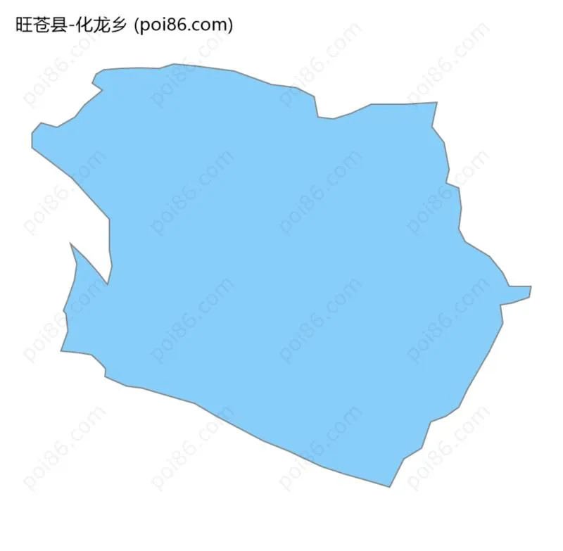 化龙乡边界地图