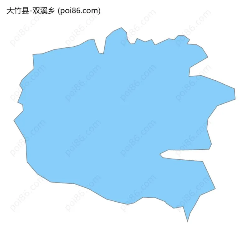 双溪乡边界地图