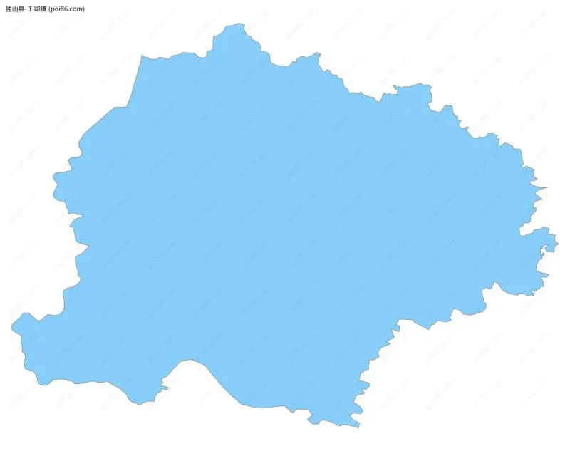 下司镇边界地图