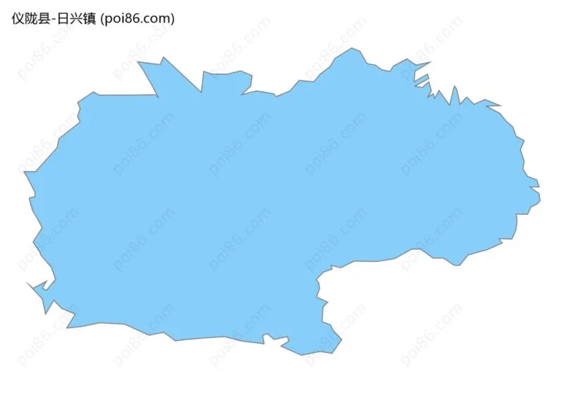 日兴镇边界地图